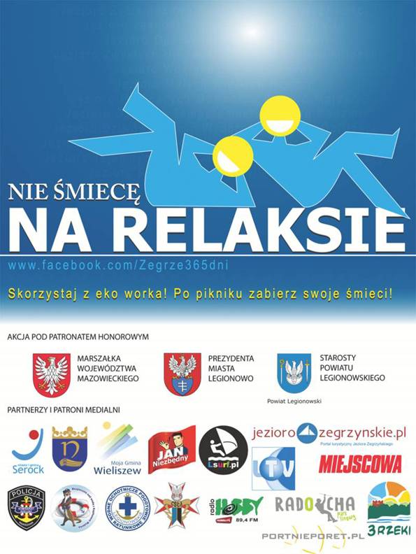 „Nie śmiecę na relaksie” czyli zadbajmy o Jezioro Zegrzyńskie!