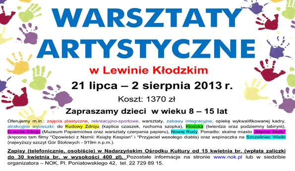 Nadarzyński Ośrodek Kultury informuje