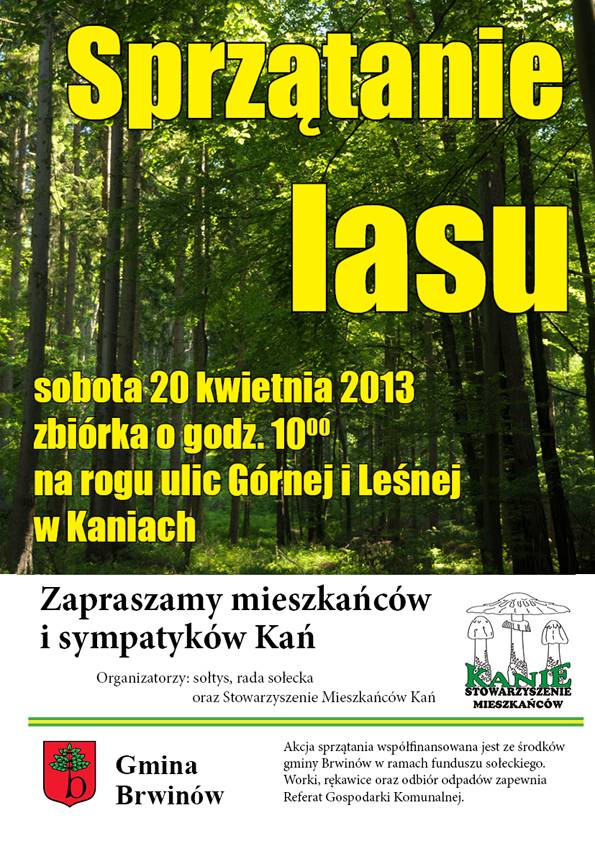 Wiosenne sprzątanie lasu