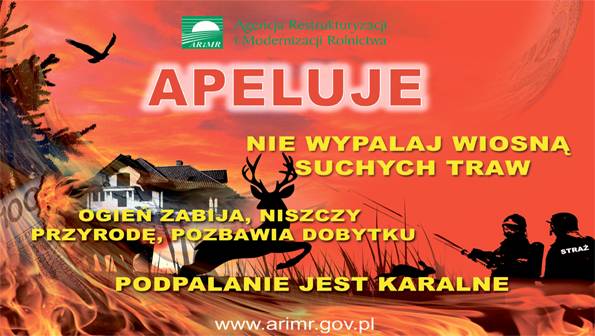 Nie wypalajmy trawy!
