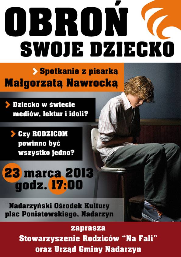 Zaproszenie na spotkanie z Małgorzatą Nawrocką w Nadarzynie