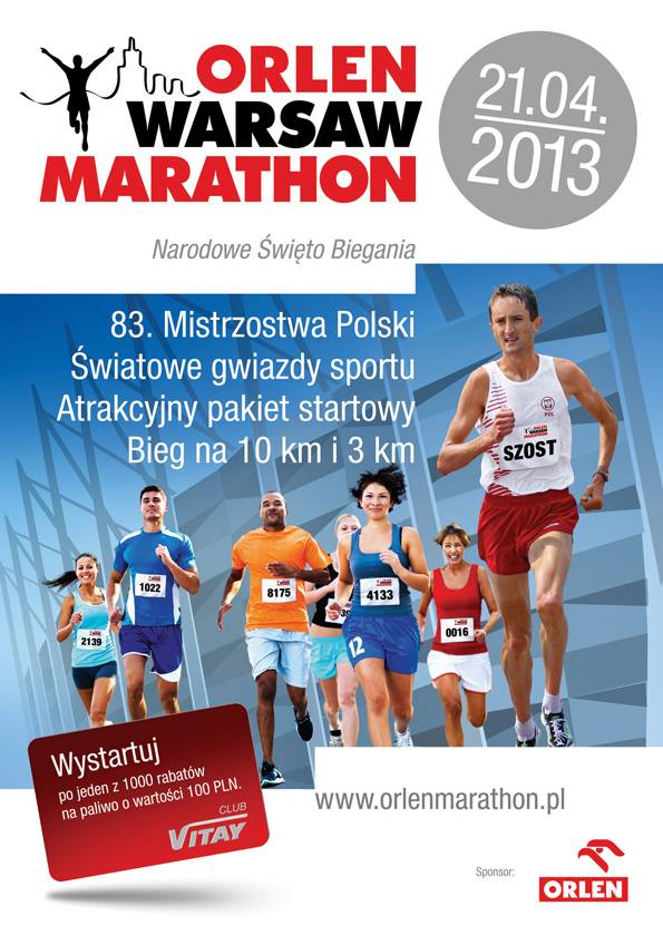 Już ponad 5 tysięcy chętnych na 10 km w ORLEN Warsaw Marathon