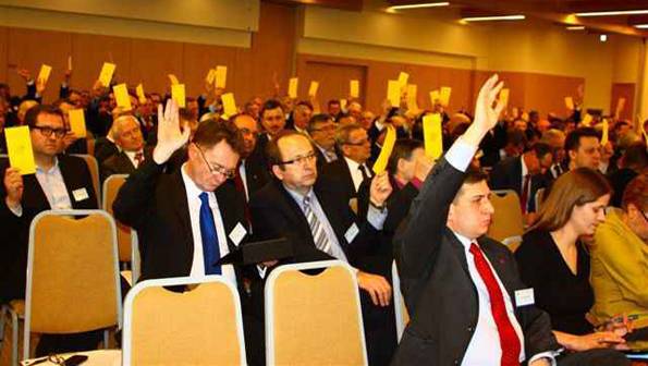 Prezydent Jan Starzyński na zgromadzeniu ogólnym ZMP