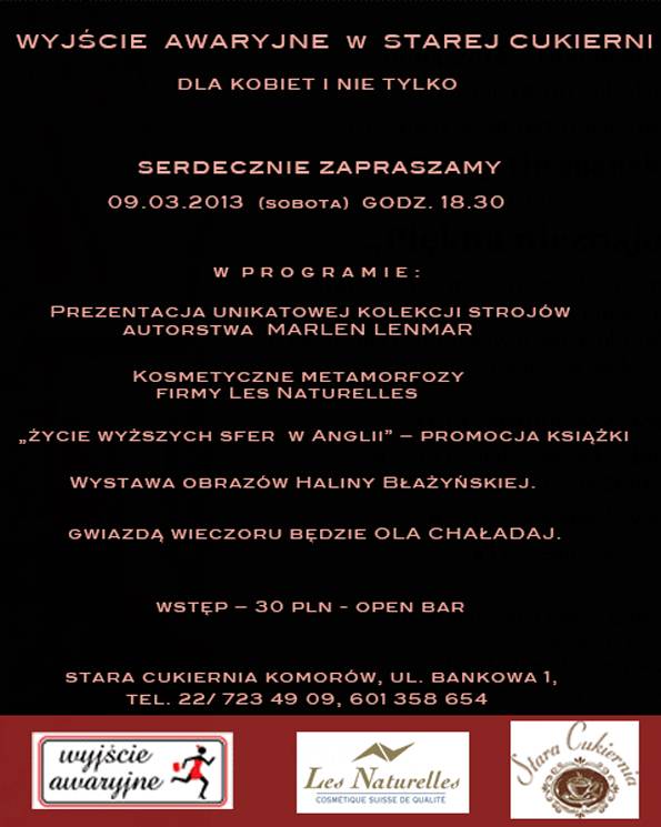 Wyjście Awaryjna w Starej Cukierni