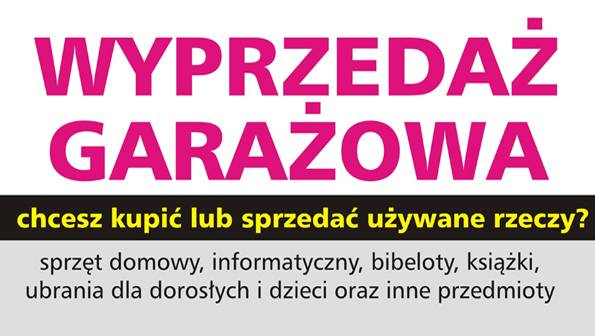 Wyprzedaż garażowa w Milanówku