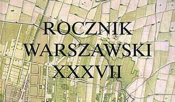 Rocznik Warszawski nr XXXVII o Pruszkowie