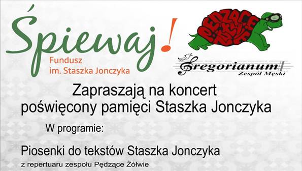 Koncert poświęcony pamięci Staszka Jonczyka