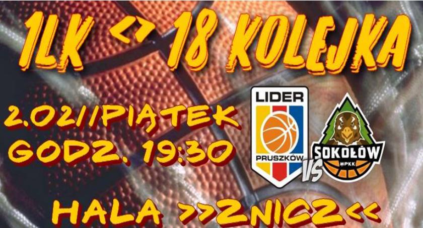 Mecz Panattoni Europe Lider Pruszków kontra MPKK Sokołów S.A. Sokołów Podlaski 1LK