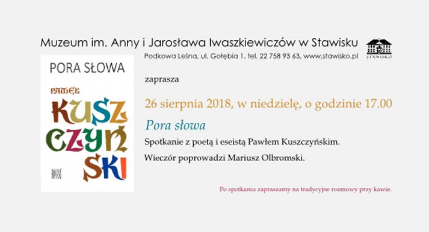Spotkanie z Pawłem Kuszczyńskim w Muzeum Iwaszkiewiczów w Stawisku