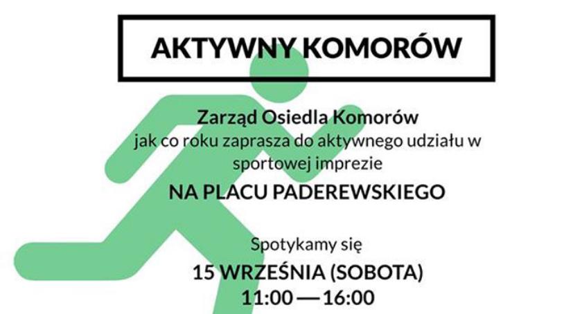 Zarząd Osiedla Komorów oraz gmina Michałowice zaprasza do wspólnej zabawy