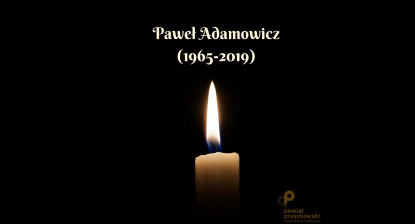 Śmierć Pawła Adamowicza – kondolencje od Starosty Pruszkowskiego