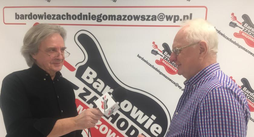 Audycja Bardów Zachodniego Mazowsza z udziałem Adama St. Trąbińskiego zastępcy redaktora naczelnego 