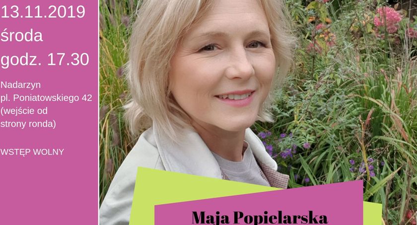Spotkanie z Mają Popielarską w Bibliotece Publicznej Gminy Nadarzyn