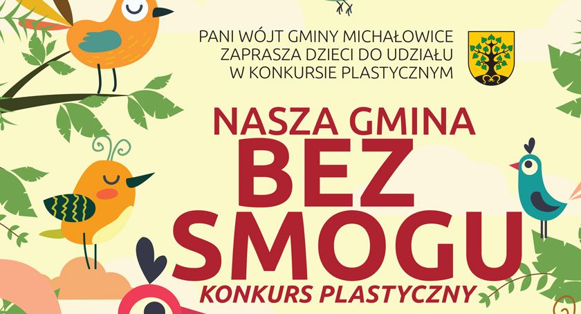 Michałowice, konkurs plastyczny - Nasza gmina bez smogu