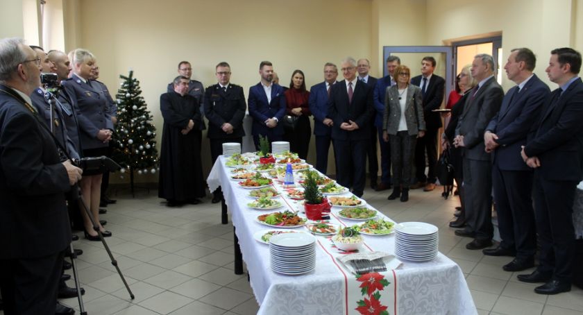 Spotkanie opłatkowe w pruszkowskiej KPP