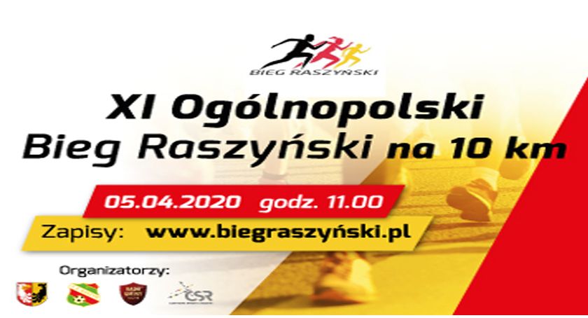 XI Ogólnopolski Bieg Raszyński już 5 kwietnia