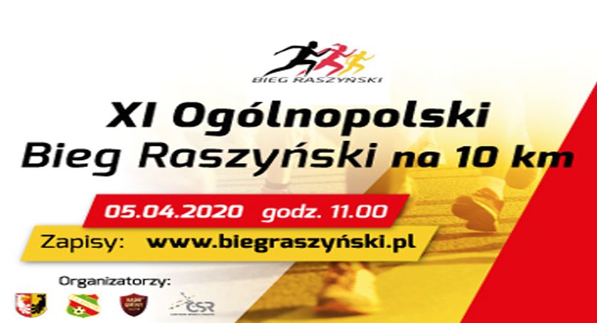 5 kwietnia odbędzie się XI Ogólnopolski Bieg Raszyński