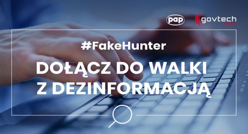 Projekt #FakeHunter - wezwanie do walki z dezinformacją o SARS-CoV-2