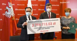 Budowa biblioteki w Brwinowie z dotacją