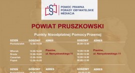Promocja - punkty nieodpłatnej pomocy prawnej i nieo&hellip;