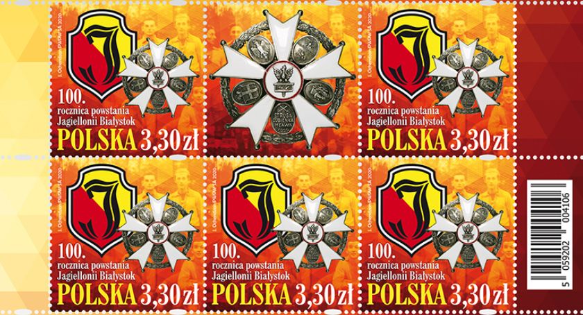 Poczta Polska wypuszcza znaczek z okazji 100-lecia Jagiellonii
