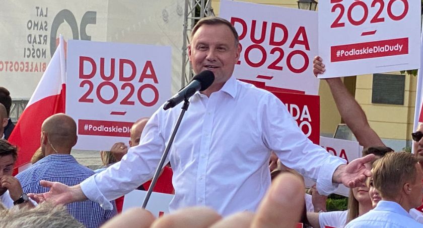 Andrzej Duda wygrywa z Rafałem Trzaskowskim w Białymstoku i w województwie podlaskim