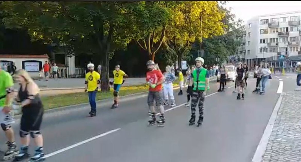 Rolkarze znów wyjechali na wspólny przejazd ulicami Białegostoku