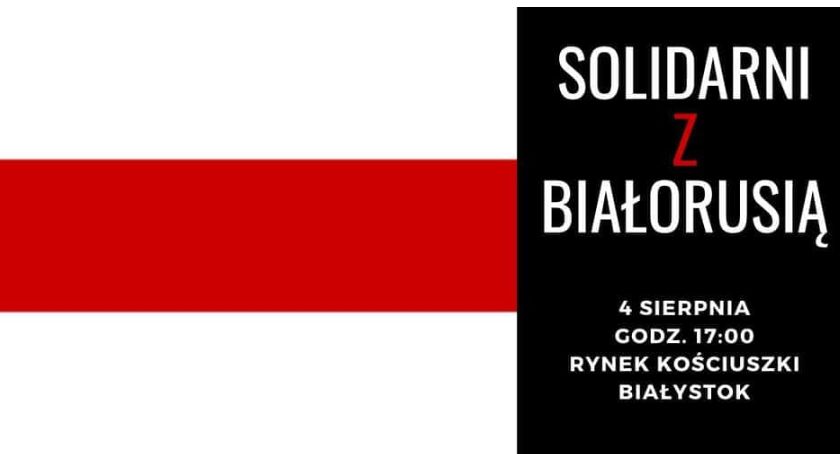 Białostoczanie wyrażą solidarność z Białorusią