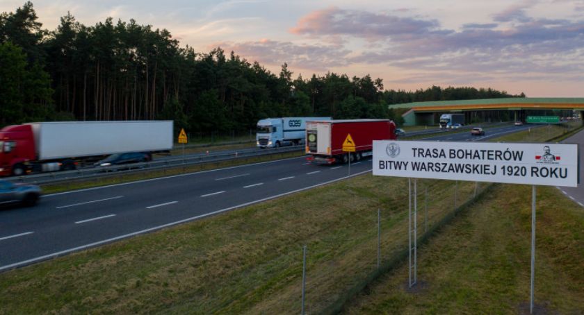 Krajowa ósemka to teraz Trasa Bohaterów Bitwy Warszawskiej 1920 r.