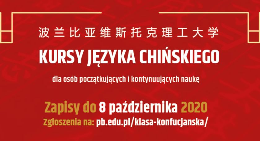 Na Politechnice Białostockiej można nauczyć się języka chińskiego