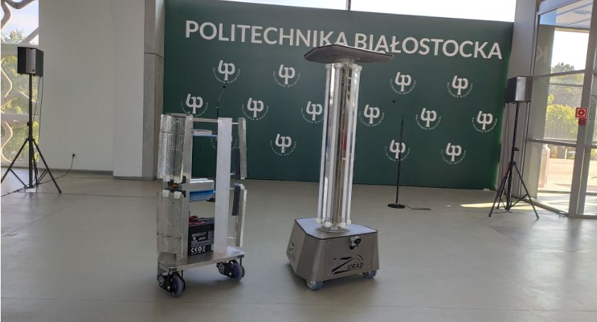 Wyjątkowe urządzenie skonstruowała Politechnika Białostocka. Pomoże dezynfekować pomieszczenia