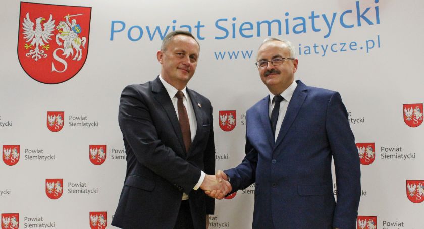 Zmarłego Jana Zalewskiego na stanowisku starosty siemiatyckiego zastąpił Marek Bobel