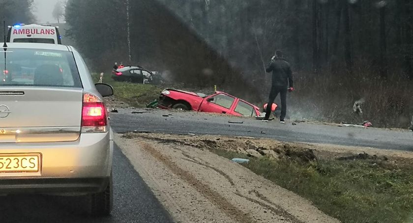 Po śmiertelnym wypadku droga od Knyszyna do Białegostoku jest zablokowana