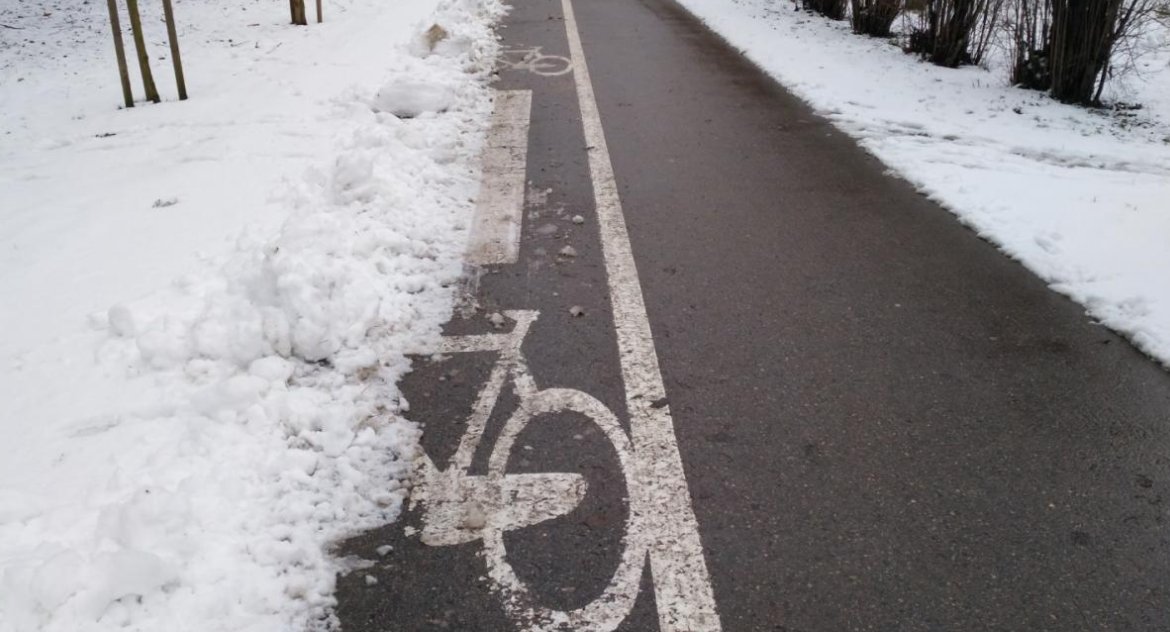To może w tym sezonie będą trasy narciarskie na ścieżkach rowerowych?