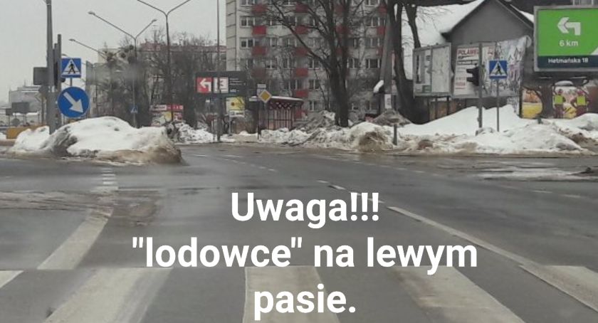 Kiedy śnieg padał było źle. Kiedy topi się też jest źle