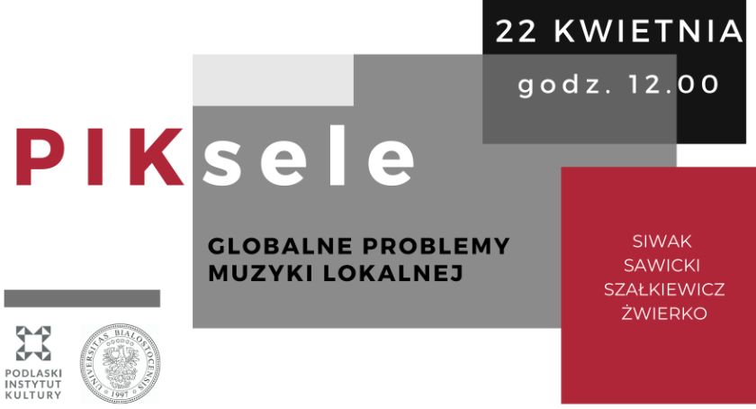 O problemach globalnych muzyki lokalnej będzie można porozmawiać online. Dyskusję organizuje PIK