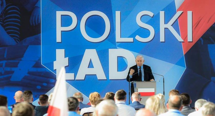 Prezentację Polskiego Ładu prezes Jarosław Kaczyński zaczął od Wysokiego Mazowieckiego
