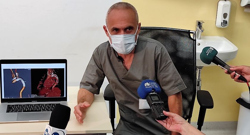 Mężczyzna cierpiał na rozwarstwienie aorty. Życie uratowali mu lekarze z USK