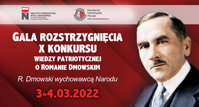 Dmowski Wychowawcą Narodu – konferencja naukowa w Kinie TON