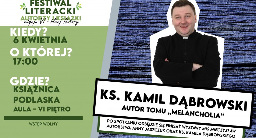 Ksiądz Kamil Dąbrowski wydał poezję i zaprasza na wystawę