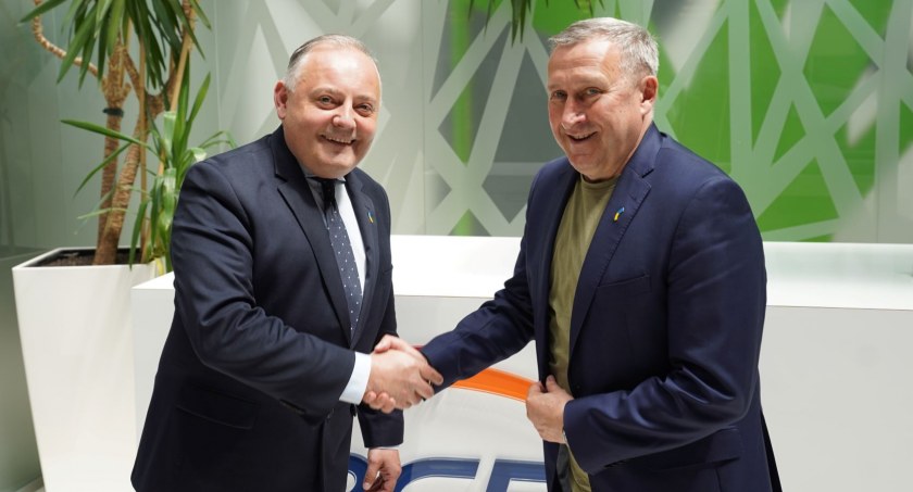 PGE: będziemy wspierać odbudowującą się Ukrainę. Spotkanie prezesa PGE z ambasadorem Ukrainy