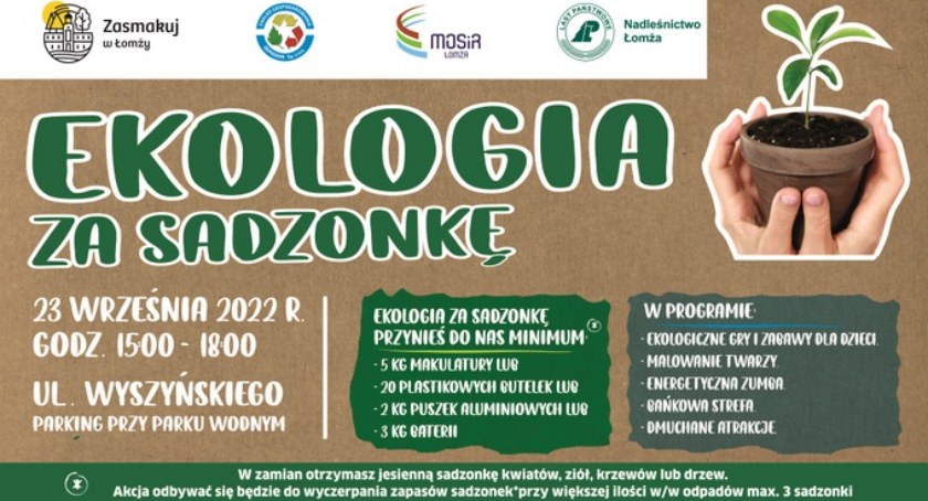 Na „Sprzątanie Świata” łomżanie mogą otrzymać sadzonkę, za odpady