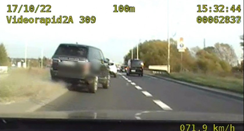 Spektakularny pościg za Litwinem. Auto kradzione, w środku amunicja [WIDEO]