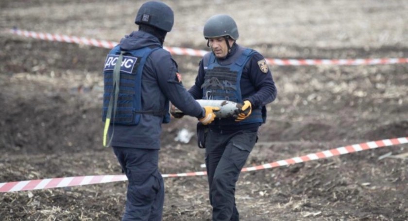 Na Ukrainie trzeba rozminować jeszcze około 30 proc. wyzwolonych terenów