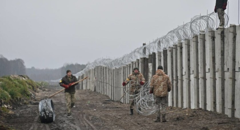 Ukraina buduje mur na całej długości granicy z Białorusią