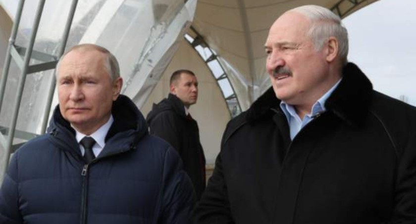 Do Łukaszenki dziś przyjedzie Putin. Będzie go namawiał do przyłączenia się do wojny przeciwko Ukrainie?