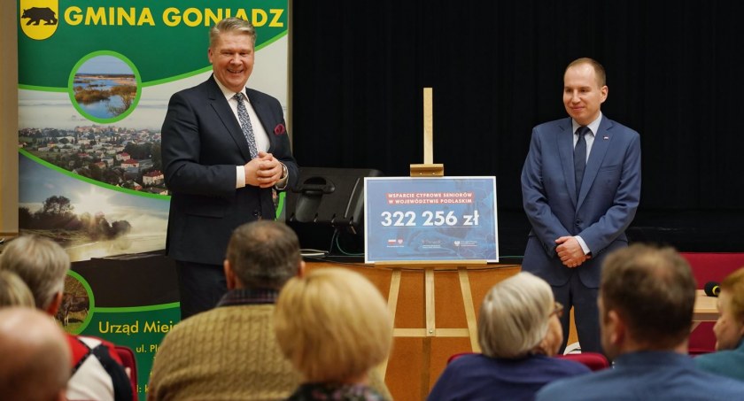 Seniorzy z Goniądza nie będą wykluczeni cyfrowo