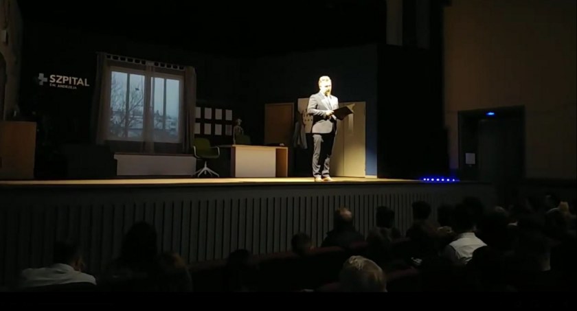 Ważne przesłanie na Międzynarodowy Dzień Teatru przekazała egipska aktorka. Odczytał je aktor Teatru Dramatycznego