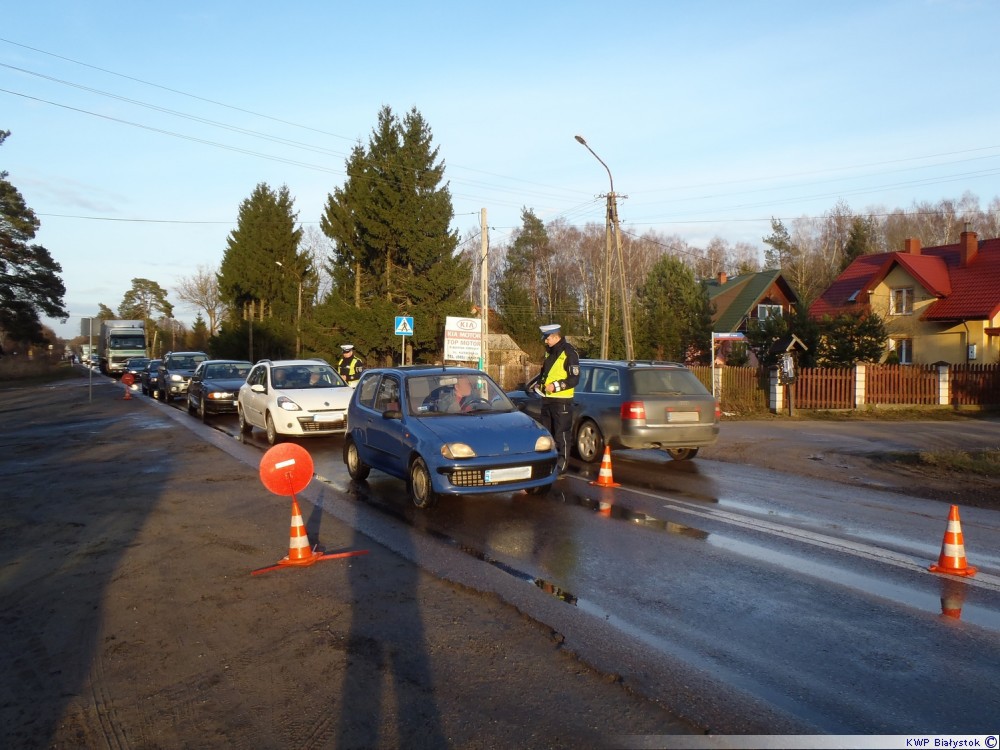Policjanci sprawdzali trzeźwość kierowców