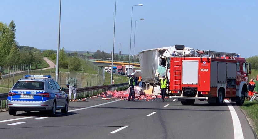 Wypadek za wypadkiem. Kierowca ciężarówki z trzema promilami!